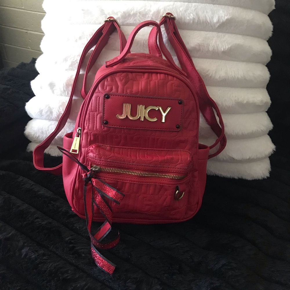 🟤Woman’s Y2K Juicy Couture Cherry Red Backpack
